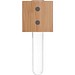 Kühlschrankmagnet mit Vase RICCARDO, beige