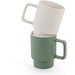 KUERTEN. Keramikbecher mit matter Oberfläche 330 ml, Khaki