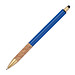 Kugelschreiber mit Korkgriffzone, blau