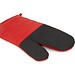 LAWSON. Ofenhandschuh aus 100 % Baumwolle mit Silikon auf einer Seite, Rot