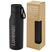 Ljungan 500 ml Kupfer-Vakuum Isolierflasche mit PU Kunststoffband und Deckel, schwarz