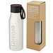 Ljungan 500 ml Kupfer-Vakuum Isolierflasche mit PU Kunststoffband und Deckel, silber