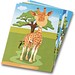 MADAGASCAR. Sticker-Set mit sechs Blättern, Weiß