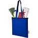 Madras 140 g/m² Baumwoll Tragetasche aus GRS recycelter Baumwolle, 7L, royalblau