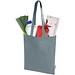 Madras Blend 140 g/m² Tragetasche aus GRS-recycelter Baumwolle 7L, grau