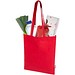 Madras Blend 140 g/m² Tragetasche aus GRS-recycelter Baumwolle 7L, rot
