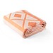 MALEK. Multifunktions- und Badetuch (350g/m²) aus Baumwolle (85%) sowie recycelter Baumwolle (15%), leicht und widerstandsfähig, Orange