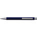 LANCE® Softtouch Metallkugelschreiber Abu-Dhabi, Beschläge silber matt, blaue Mine, dunkelblau