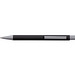 LANCE® Softtouch Metallkugelschreiber Abu-Dhabi, Beschläge silber matt, blaue Mine, schwarz