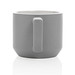 Keramiktasse Calla, 350 ml, grau