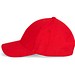 NATHAN. Kappe aus 100 % Baumwolle (260 g/m²) mit 6 Paneelen, Rot