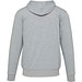 Natron 320 g/m² Sherpa-Kapuzenjacke mit Reißverschluss, heather grau, XXL