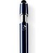 NEIL. Kugelschreiber mit Gehäuse aus recyceltem Aluminium (100% rAL) und Touch-Pen Druckknopf, Dunkelblau
