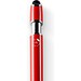 NEIL. Kugelschreiber mit Gehäuse aus recyceltem Aluminium (100% rAL) und Touch-Pen Druckknopf, Rot