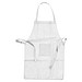 Non Woven Kinderkoch-Set (Schürze + Mütze) , weiß