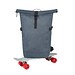 Notebook-Rucksack CIRCLE L, blau-grau meliert