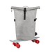 Notebook-Rucksack CIRCLE L, hellgrau meliert
