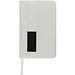 Notizbuch mit Steckfach A6, weiss