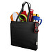 Odessa 220 g/m² recycelte Baumwoll Tragetasche 13L, schwarz
