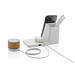 Ontario 15W 3-in-1 Charger aus RCS rec. Kunststoff & Bambus, weiß