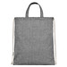 Pheebs Rucksack mit Kordelzug, heather schwarz