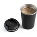 PHELPS. Reisebecher aus Edelstahl und PP 470 ml, Schwarz