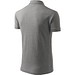Polohemd Herren Pique Polo, 2XL, dunkelgrau melliert