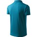 Polohemd Herren Pique Polo, S, dunkeltürkis
