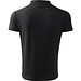 Polohemd Herren Pique Polo, S, ebony grau