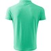 Polohemd Herren Pique Polo, S, minze