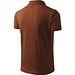 Polohemd Herren Pique Polo, S, schokolade