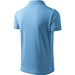 Polohemd Herren Pique Polo, XL, azureblau