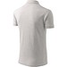 Polohemd Herren Pique Polo, XL, hellgrau melliert