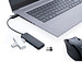 RCS recycelter USB-Hub mit Dual-Input, schwarz