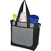 Reclaim GRS recycelte Tragetasche mit Reißverschluss 15 L, schwarz