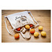 Recycled Baumwoll Zugbeutel PromoBag Plus (180 g/m²), Natur