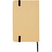 Reed A6 Hardcover Notizbuch, blanko, aus recyceltem Material, schwarz