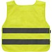 Reflektierende Warnweste Unisex, neongelb, 3XS