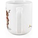 REINDEER. Becher mit Weihnachtsdruck 330 ml, Weiß
