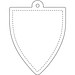 RFX™ H-12 reflektierender PVC-Koffer-Anhänger, weiss