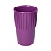 Riffel-Kaffeebecher ToGo, 300 ml, schwarz