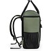 ROMA L. Gepolsterter Thermorucksack aus recyceltem Polyester 600D Ripstop 16 L, Dunkelgrün