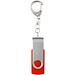 Rotate mit Schlüsselanhänger USB-Stick, mittelrot, 1GB