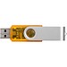 Rotate Transculent USB-Stick, orange, 16GB