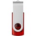 Rotate Transculent USB-Stick, rot, 64GB