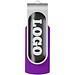Rotate USB-Stick 3.0 mit Doming, lila, 128GB