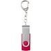 Rotate USB-Stick 3.0 mit Schlüsselanhänger, magenta, 128GB