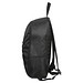 Rucksack aus recyceltem Polyester , schwarz