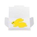 Samenpapier in Klappkärtchen, Ostern, Häschen, 1-seit. Druck