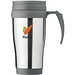 Sanibel Isolierbecher, 400 ml, silber,grau